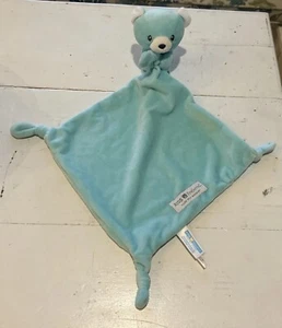 Kids Preferred Bear Plüsch Sicherheitsdecke türkis blau grün - Bild 1 von 4