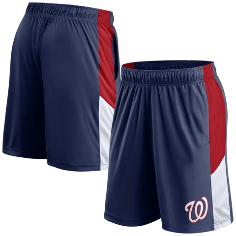 Men's Fanatics Branded Navy Washington Nationals Primary Logo Shorts Cover