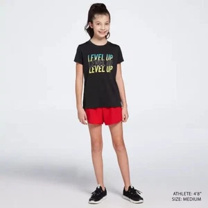 NWT Size: Small DSG Girls' Stride Shorts in Red - Picture 1 of 6
