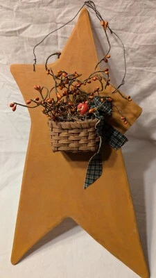 Primitive Handmade Wood Star - Image 1 of 4