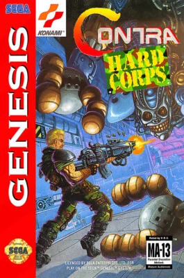 Contra Hard Corps BOX ART Sega Genesis Premium POSTER MADE IN USA - CON005