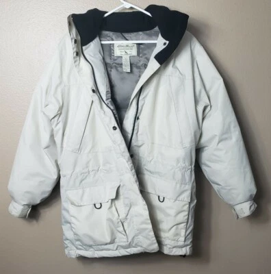 Parka de plumón Eddie Bauer Weatheredge con capucha con cremallera-talla M Foto 1 de 4