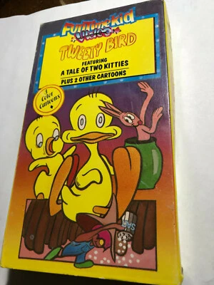 TWEETY BIRD A TALE OF TWO KITTIES PLUS 2 OTHER CARTOONS- FUNTIME KID VIDEO VHS  - Image 1 of 2