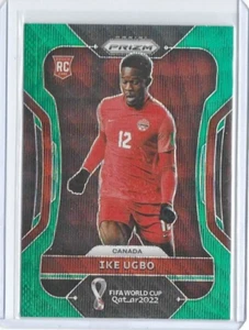 Ike Ugbo Canada 2022 Panini PRIZM FIFA World Cup Green Rookie #48 - Picture 1 of 1