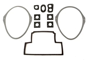 1968-1977 Corvette Dash Center Console Gauge Bezel 10 Pieces Gasket Seal Kit NEW - Picture 1 of 1