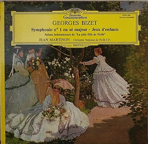 BIZET: Symphonie No. 1 en Ut Majeur/Jeux d'Enfants-M1972LP IMPORT JEAN MARTINON - Picture 1 of 1