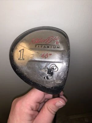 Killer Bee II Titanio 46" 1 Driver Madera Derecha Grafito Bullwhip Eje 46"  Foto 1 de 4