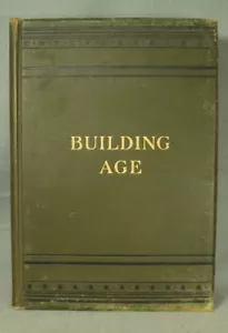 antique old Architecture book Building Age 1914 - Picture 1 of 8