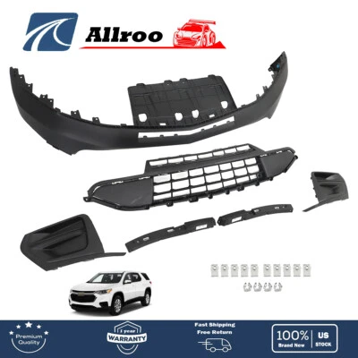 For Chevrolet Traverse 2018-2020 Front Lower Bumper&Grill&Fog Lamp Cover&Bracket - Image 1 of 4