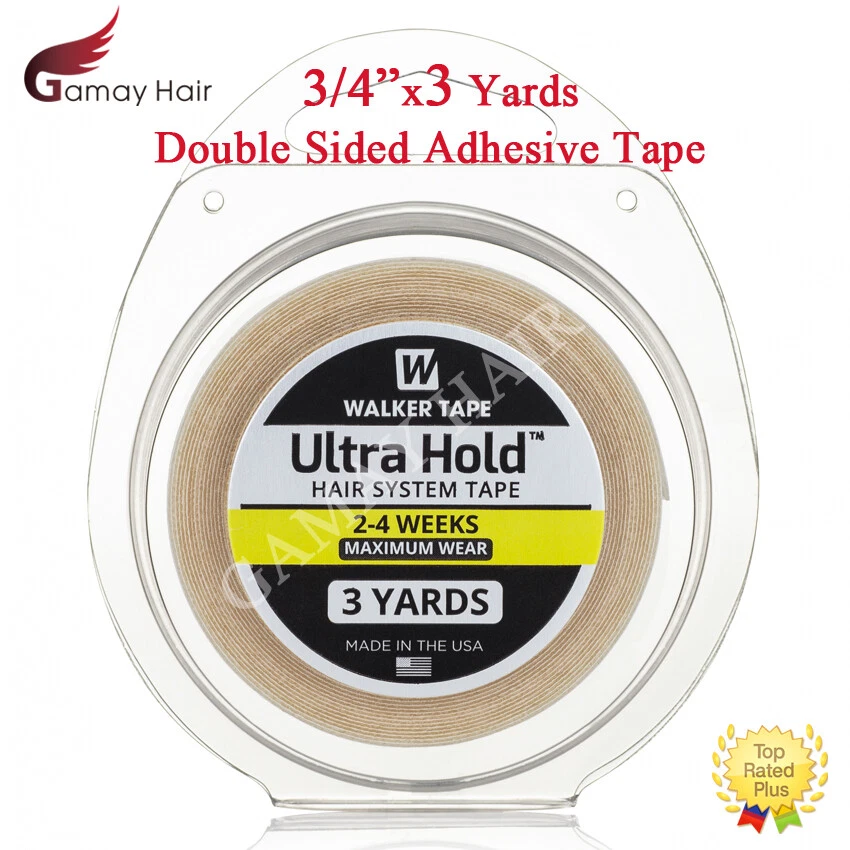 Walker Ultra Hold Tape 3/4" X 3 Yards Hair Systems Toupee Wig Double Sided Tapes