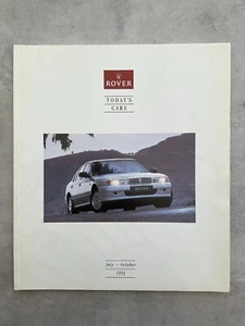 Rover Range UK Market Car Sales Brochure - 1993 - Picture 1 of 5