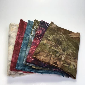 Moda Batik Fabric Bundle Multi Color - Picture 1 of 6