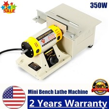 Multifunctional Mini Bench Lathe Machine Electric Grinder Polisher Driller 350W