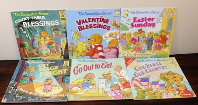 BERENSTAIN BEARS BOOK LOT Living Lights Faith Blessing Easter First Time Books - Image 1 of 4