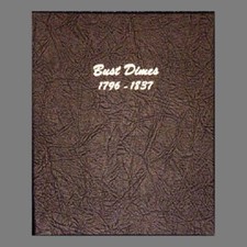 Dansco Us Bust Dime Coin Album 1796 - 1837 #6121