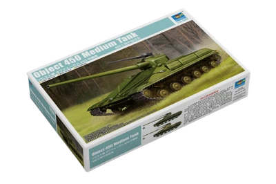 Trumpeter 09580 Object 450 Medium Tank Kit Montaggio 1/35 - Immagine 1 di 4