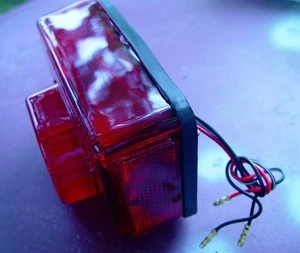 1973-75 Triumph T140, T150, T160, Bonneville, Tiger, Norton, TAIL LAMP Assembly - Picture 1 of 8