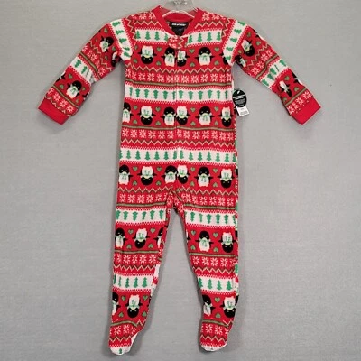 JOE BOXER Christmas Print Pajamas One Piece Suit Blanket Sleeper. 18 months  - Image 1 of 4