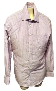 Thomas Pink Stripe Traveller Slim Fit Jermyn Street London 15.5 Shirt 39 Cm 220 - Picture 1 of 5