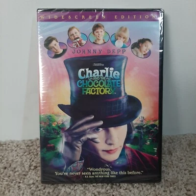 Новый Чарли и шоколадная фабрика (DVD) Джонни Депп широкоэкранный - Изображение 1 из 2