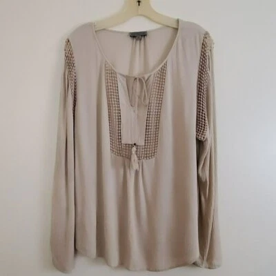 Top campesino boho beige Joseph A XXL Foto 1 de 4