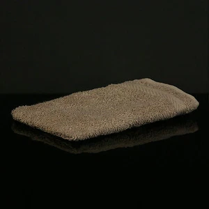1x Waschhandschuh Beige Waschlappen Baden Seiflappen Seiftuch Frottierhandschuh - Bild 1 von 3