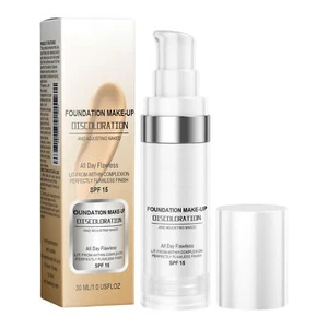 Color Changing Foundation Full Coverage SPF15 Concealer Foundation - Picture 1 of 12