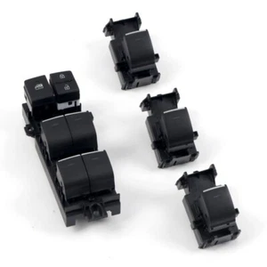 LHD White Lighted LED Power Window Switch Set For Toyota BZ4X 2023-2024 - Picture 1 of 9