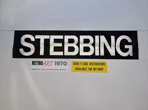 Stebbing - Essex 225 Bus Blind 31”- Gift - Foto 1 di 5