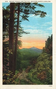 Postcard Mount Pisgah And The Rat Western North Carolina NC 1939 - Picture 1 of 2