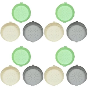 4 Pezzi Silicone Bakeware Friggitrice ad Aria Pad Termico Fodera Multifunzione - Foto 1 di 12