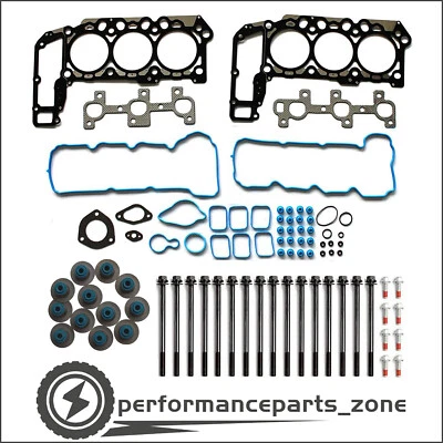 Juego de pernos de junta de culata para 05-12 Dodge Durango Ram 1500 Jeep Grand 3,7 L V6 VIN K Foto 1 de 4