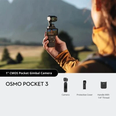 DJI Osmo Pocket 3 Vlogging Camera with 1 "CMOS, 4K/120FPS Video 3-Axis Stabiliza - Image 1 of 4