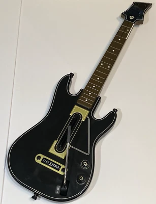 Guitar Hero Black and Brown Guitar Model 0000654- NO STRAP NO DONGLE - Image 1 of 4