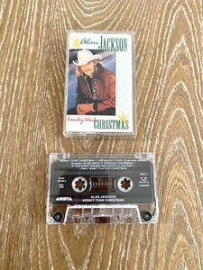 Alan Jackson Honey Tonk Christmas Cassette Tape 1993 Arista Records - Picture 1 of 10