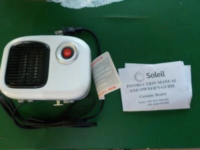 Soleil электрический персональный керамический мини-обогреватель 250 Вт внутренний белый MH-08W (P 1-2) - Изображение 1 из 4