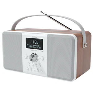 Radio Reloj Azatom DAB+ FM Altavoz Estéreo Alarma Bluetooth - Multiplex D2 Nogal - Imagen 1 de 7