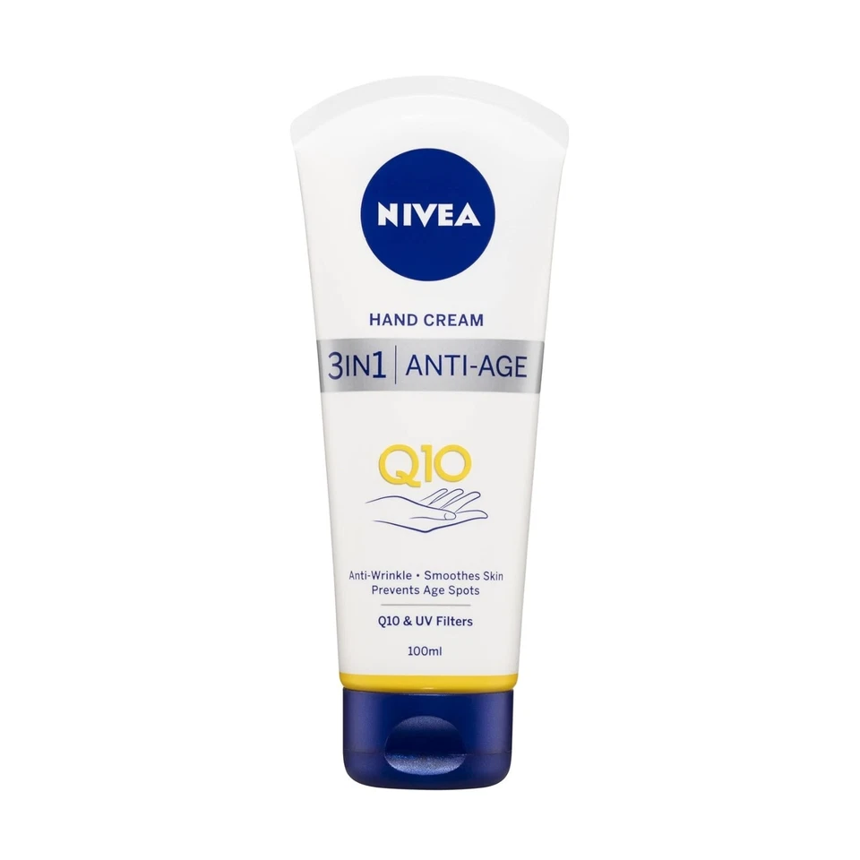 NIVEA Q10 3-in-1 Anti-age Hand Cream with UV Filters 100ml POSTAGE