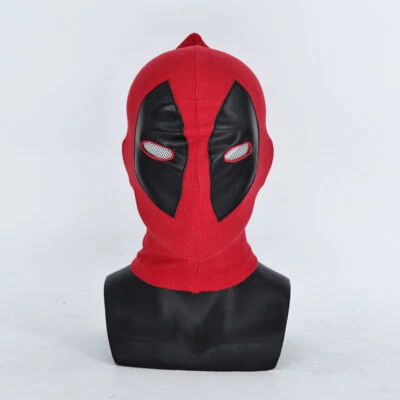 Cosplay Red Deadpool Mask Balaclava Hood X-Men Superhero Headgear Full Masks - Image 1 of 4