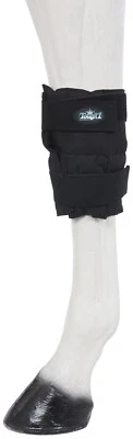 Miniature Horse Ice Therapy Knee-Hock Wrap - Black - Sold as One  - Image 1 of 3