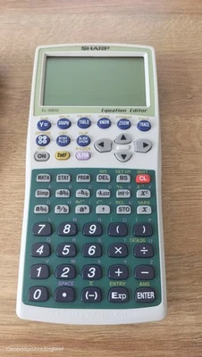 Sharp EL-9900 Equation Editor Scientific Calculator + New Batteries  - Image 1 of 4