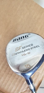 40.5 IN BANG SF SERIES STAINLESS STEEL 15 FAIRWAY WOOD GOLF CLUB V NICE  AZ925 - Picture 1 of 6