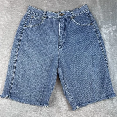 Shorts jeans vintage anos 90 Y2K Brittania Pentimento ajuste relaxado tamanho 13 - Imagem 1 de 4