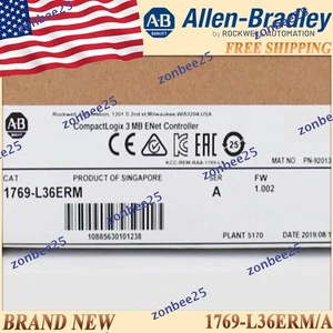 Brand New AB 1769-L36ERM/A CompactLogix 3MB Motion Controller 1769L36ERM serA US - Picture 1 of 7