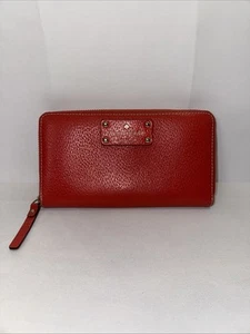 Kate Spade New York | Geldbörse Travel Orangey/Red Wellesley Leather Discontinued - Bild 1 von 18