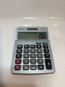Casio MS-80TV Two Way Power Solar Desktop Calculator Tested Working - Picture 1 of 4