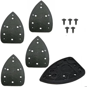 4 Mouse Pad+ Screw Ryobi Corner Cat Sander 039065005001 Backing Platen P401 - Picture 1 of 8
