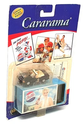 Cararama 1/72 Scale 722C - Mercedes Benz SL500 (Pepsi Cola Tin Box) Black - Image 1 of 4