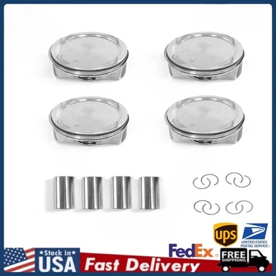 STD Piston Ring & Pistons Set 23041-2E000 for 2014-19 Hyundai Kia Soul 2.0L G4NA Foto 1 de 4