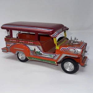 Vintage Tin Toy Pro-Mite Model 1-80 Philippine Jeepney 1990s Metal Car Toy - Picture 1 of 10